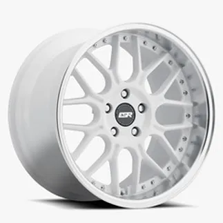 ESR CS18 18.0x9.5 ET35 5x120  / 72.56 (Custom Drill) - Gloss White - Machined Lip